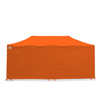 3m x 6m Gala Shade Pro Gazebo Orange Sidewalls